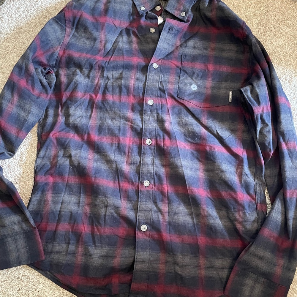 Eddie Bauer Men's Plaid Button-Up Shirt NWT